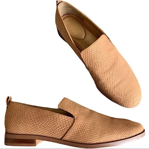 Franco Sarto | Peri Embossed Snake Tan Loafer | 8.5 - Picture 5 of 6